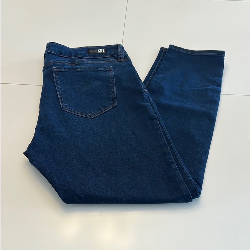 Kut Toothpick Skinny Blue Denim Jeans